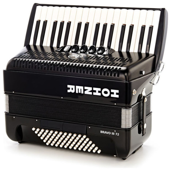 Акордеон HOHNER Bravo III 72 Black A16622 SilentKey