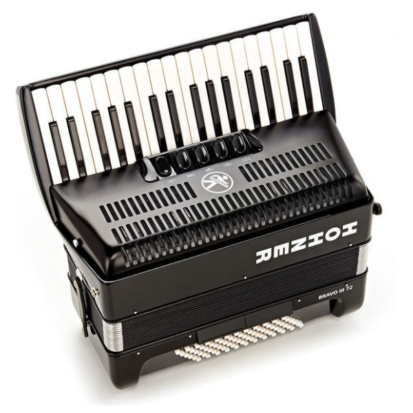 Акордеон HOHNER Bravo III 72 Black A16622 SilentKey