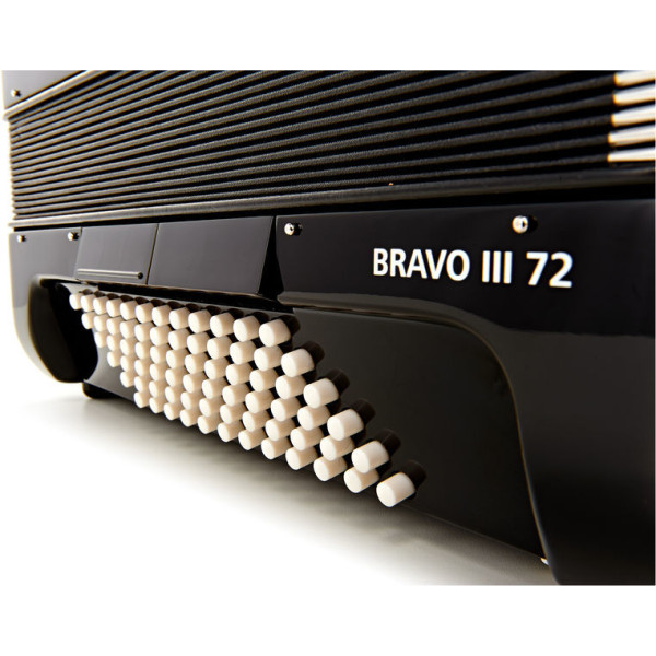 Акордеон HOHNER Bravo III 72 Black A16622 SilentKey