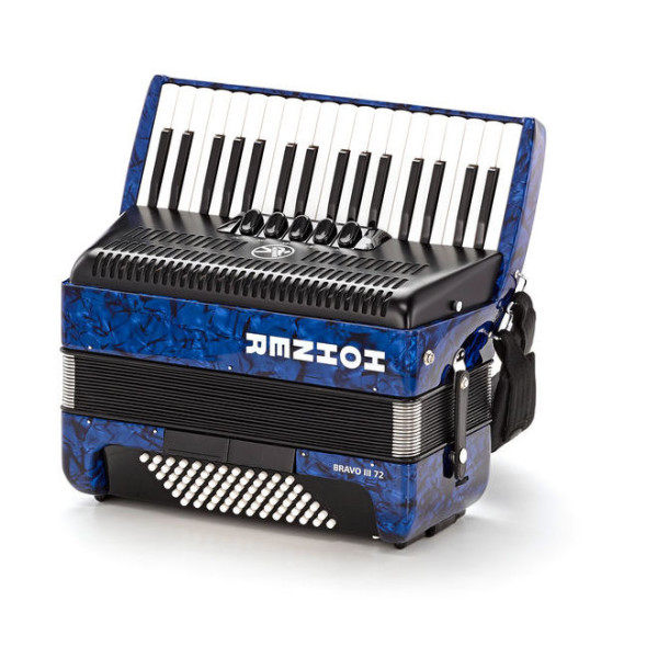 Акордеон HOHNER Bravo III 72 Dark Blue A16642 SilentKey