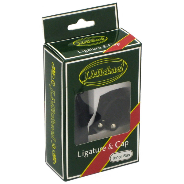 Лігатура з ковпачком для тенор саксофона J.MICHAEL D04 Leather Clamp and Cap for Tenor Sax