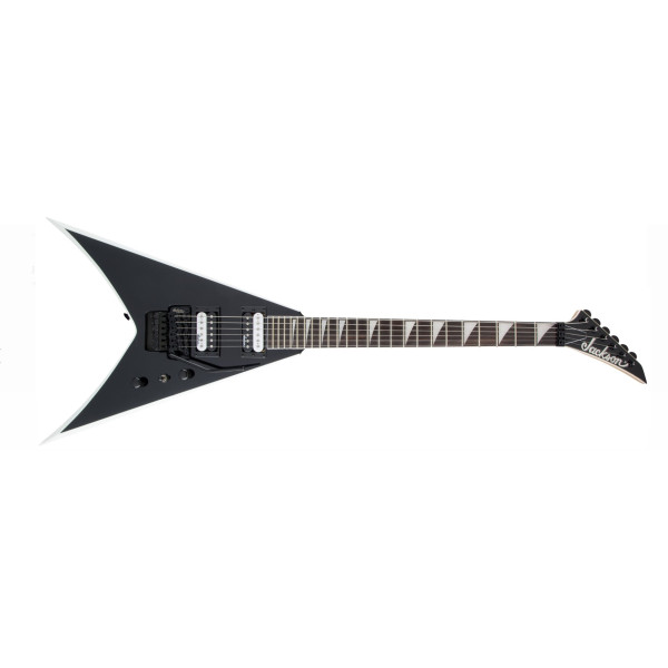 Електрогітара JACKSON JS32 AH KING V BLACK WITH WHITE BEVELS