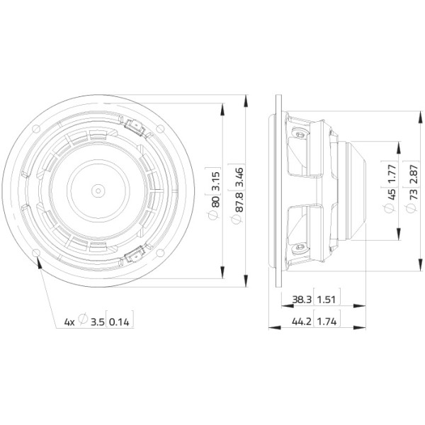 Гучномовець LAVOCE FAN030.71