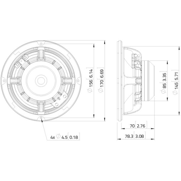 Гучномовець LAVOCE MAN061.80