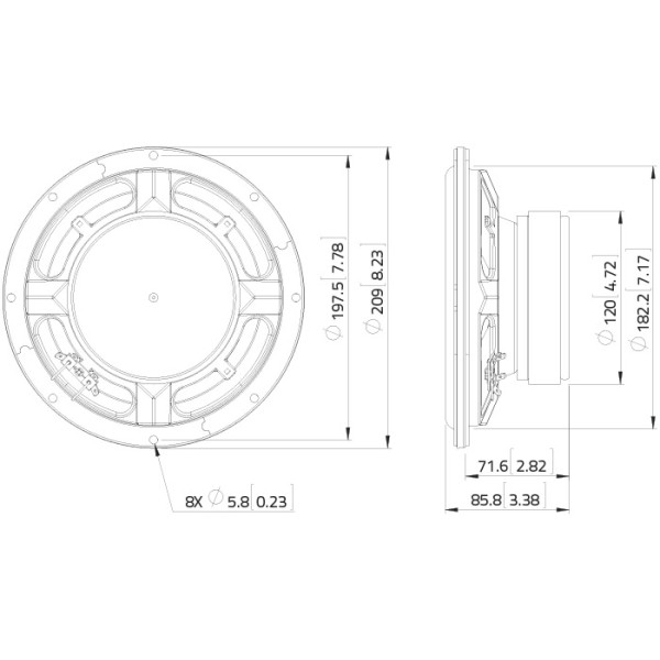 Гучномовець LAVOCE SSF081.50
