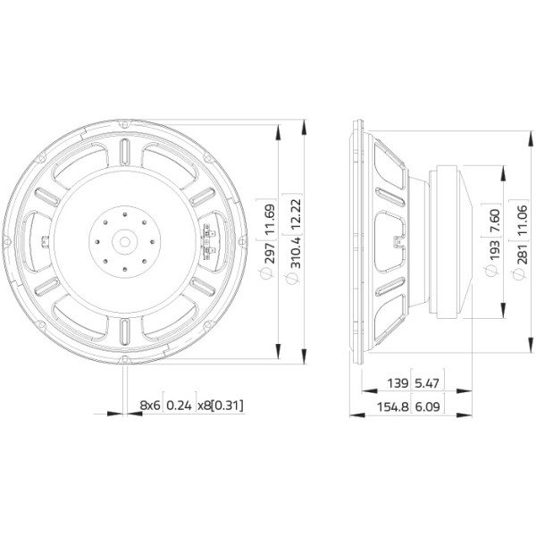 Гучномовець LAVOCE SSF122.50L