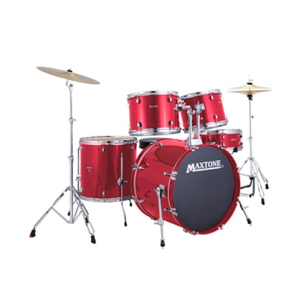 Акустична ударна установка MAXTONE MXC3005 (Wine Red)