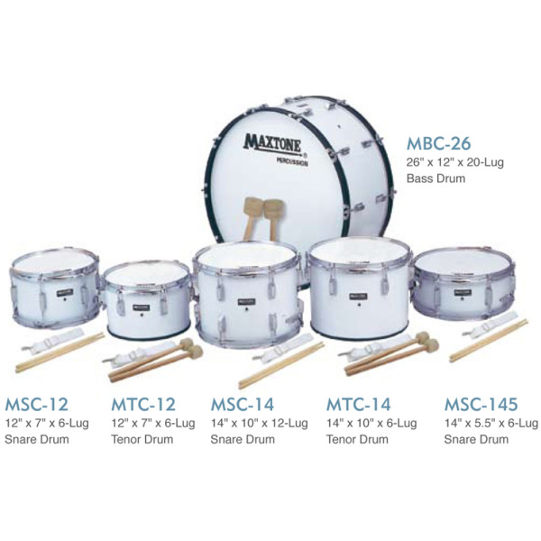 Маршовий бас барабан MAXTONE MBC-26A