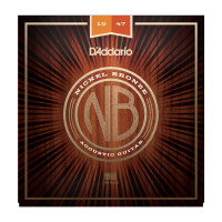 Комплект струн для акустичної гітари D'ADDARIO NB1047 NICKEL BRONZE EXTRA LIGHT 10-47
