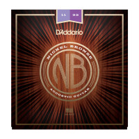 Комплект струн для акустичної гітари D'ADDARIO NB1152 NICKEL BRONZE CUSTOM LIGHT 11-52