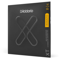 Комплект струн для акустичної гітари D'ADDARIO XTABR1256 XT 80/20 Bronze Light 12-56