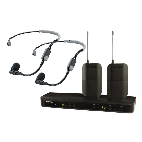 Радіосистема з двома наголовними мікрофонами SHURE BLX188E/SM35