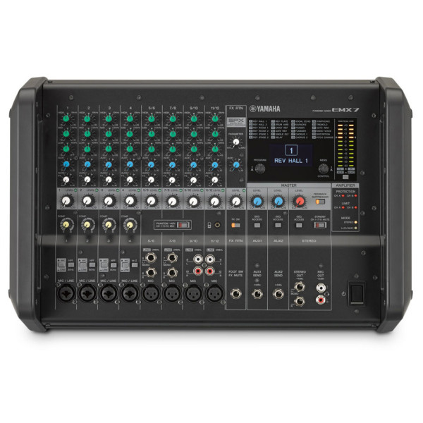 Мікшерний пульт з підсилювачем YAMAHA EMX7