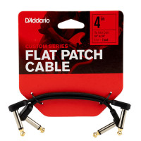 Інструментальний патч-кабель D'ADDARIO PW-FPRR-204 Custom Series Flat Patch Cables 4"