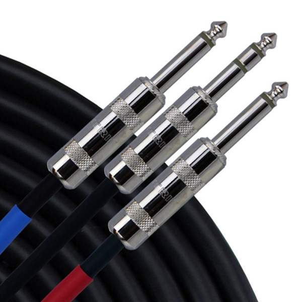 Інсертний кабель RAPCO HORIZON YS-P-20 Y-Cable TRS 1/4"-TS 1/4" (6m)