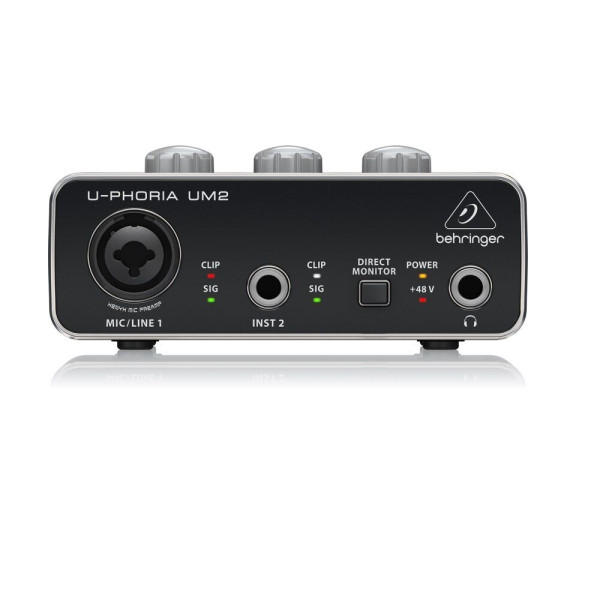 Аудіоінтерфейс BEHRINGER U-PHORIA UM2