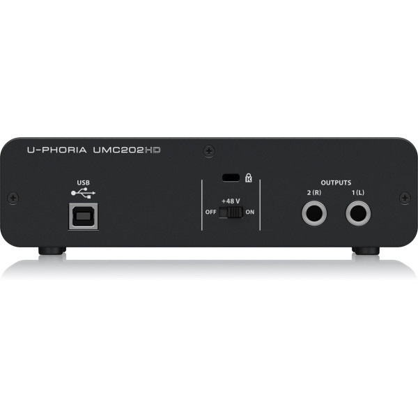 Аудіоінтерфейс BEHRINGER U-PHORIA UMC202HD
