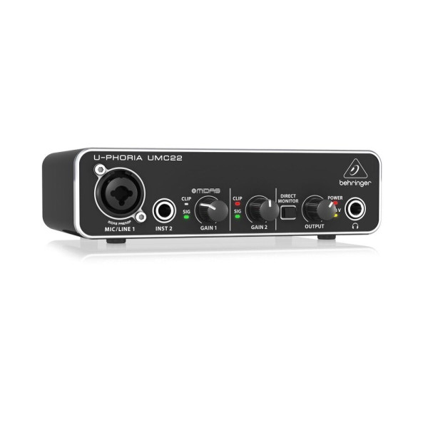 Аудіоінтерфейс BEHRINGER U-PHORIA UMC22