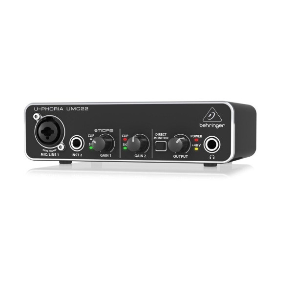 Аудіоінтерфейс BEHRINGER U-PHORIA UMC22