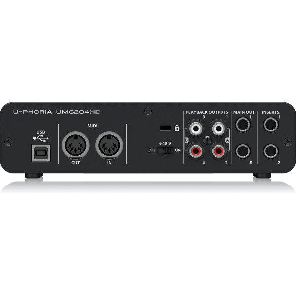 Аудіоінтерфейс BEHRINGER U-PHORIA UMC204HD
