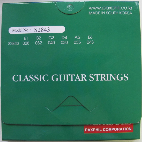 Комплект струн для класичної гітари PARKSONS S2843 CLASSIC (28-43)