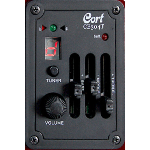 Електроакустична гітара CORT AD810E (Black Satin)