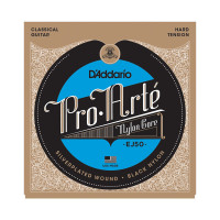 Комплект струн для класичної гітари D'ADDARIO EJ50 PRO ARTE BLACK TREBLE HARD TENSION