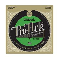 Комплект струн для класичної гітари D'ADDARIO EJ25B PRO ARTE COMPOSITES FLAMENCO BLACK NYLON