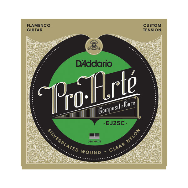 Комплект струн для класичної гітари D'ADDARIO EJ25C PRO ARTE COMPOSITES FLAMENCO CLEAR NYLON