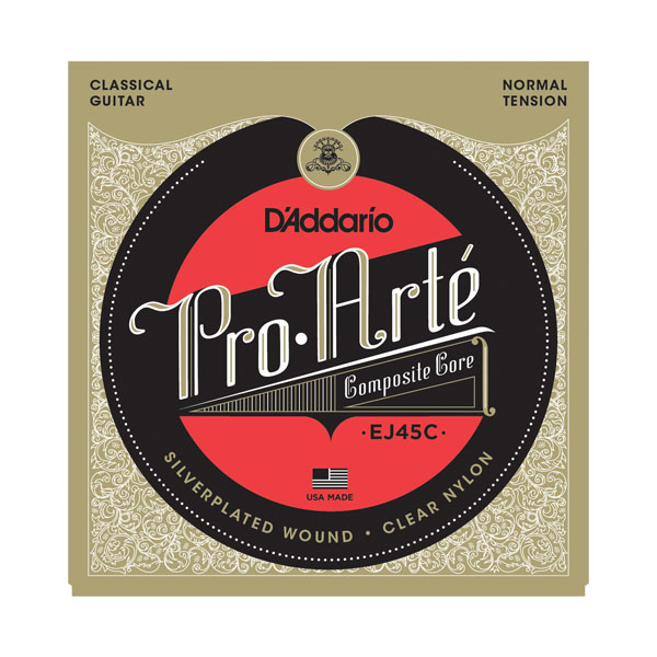 Комплект струн для класичної гітари D'ADDARIO EJ45C PRO-ARTE COMPOSITES NORMAL TENSION