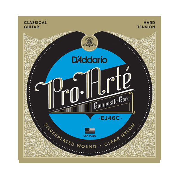 Комплект струн для класичної гітари D'ADDARIO EJ46C PRO-ARTE COMPOSITES HARD TENSION