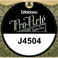 Струна №4 Ре для класичної гітари D'ADDARIO J4504 PRO ARTE SILVER NYLON D NORMAL TENSION