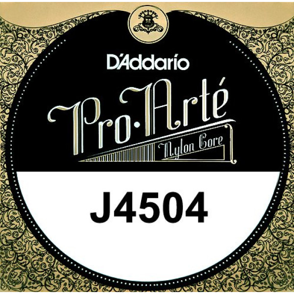 Струна №4 Ре для класичної гітари D'ADDARIO J4504 PRO ARTE SILVER NYLON D NORMAL TENSION