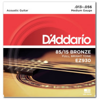 Комплект струн для акустичної гітари D'ADDARIO EZ930 BRONZE MEDIUM 13-56