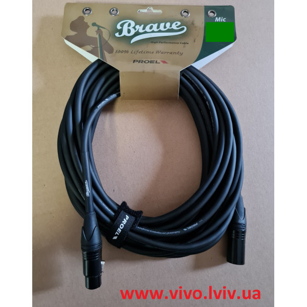 Мікрофонний кабель PROEL BRV250LU10BK