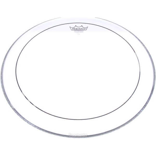 Пластик REMO PINSTRIPE 22'' CLEAR BASS