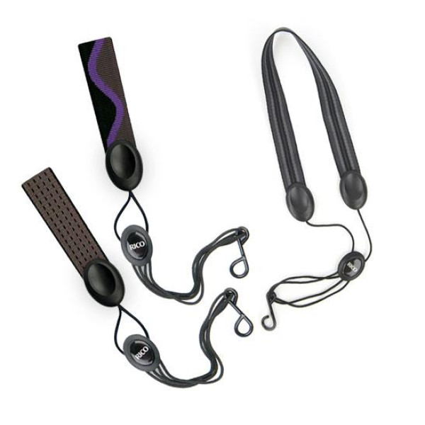 Ремінь для саксофона D'ADDARIO SJA01 Saxophone Fabric Neck Strap Alto/Soprano (Jazz Wave)