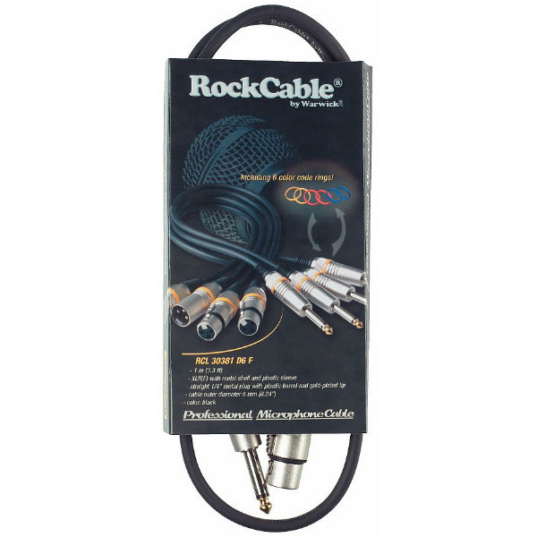Мікрофонний кабель ROCKCABLE RCL30381 D6 F