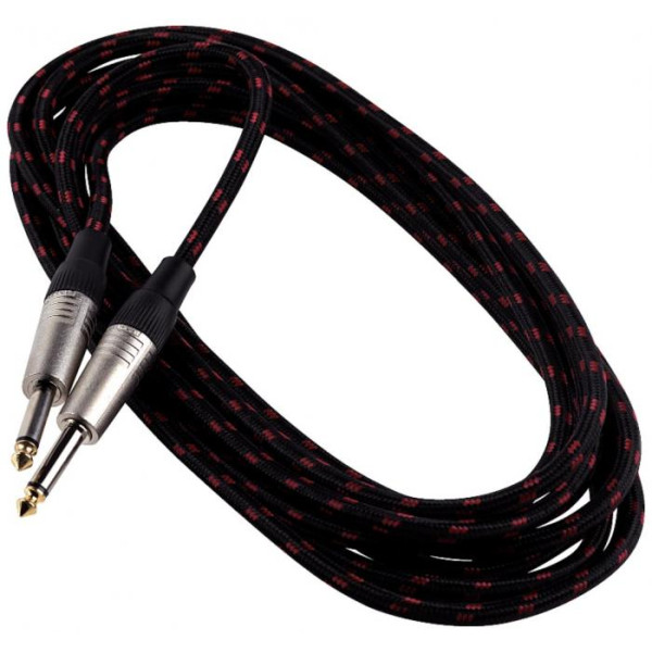 Інструментальний кабель ROCKCABLE RCL30203 TC C/BLACK Instrument Cable - Black Tweed (3m)
