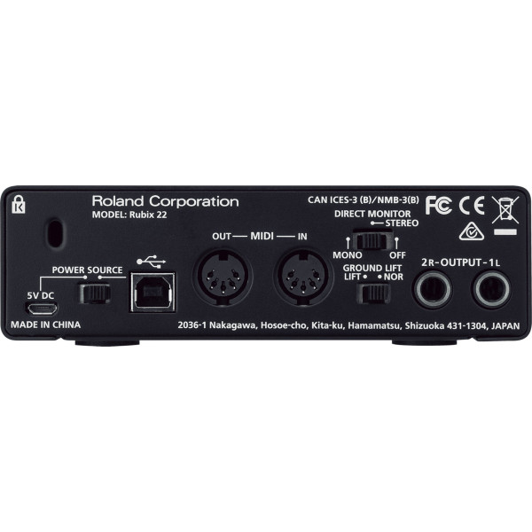 Аудіоінтерфейс ROLAND Rubix22 USB