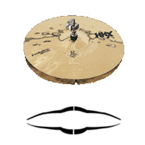 Тарілки хай-хет SABIAN 11402XEB 14" HHX Evolution Hats Brilliant