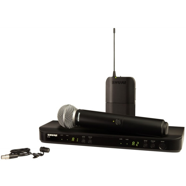 Радіосистема з ручним і петличним мікрофоном SHURE BLX1288E/W85