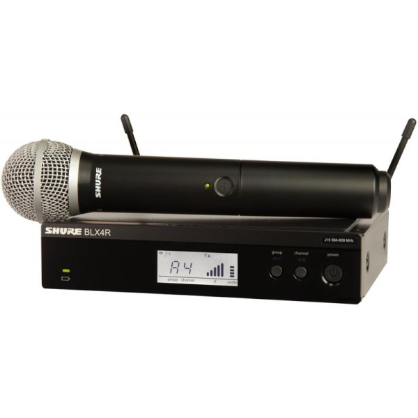 Радіосистема з ручним мікрофоном SHURE BLX24RE/PG58