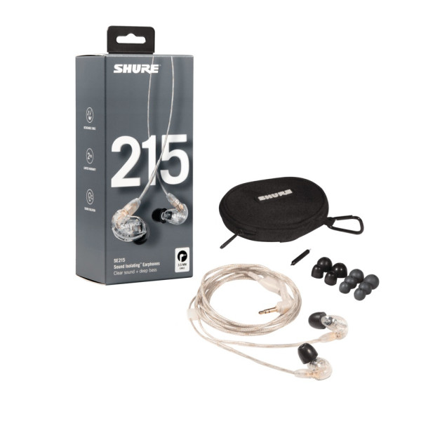 Навушники для персонального моніторингу SHURE SE215-CL-EFS
