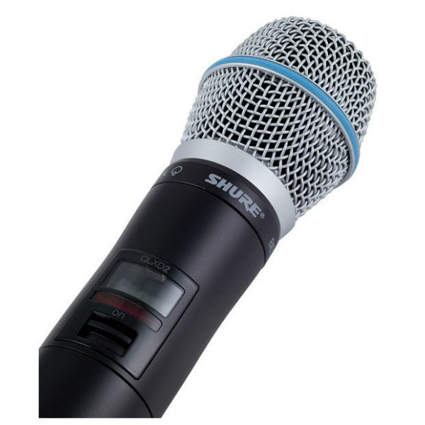 Радіосистема з ручним мікрофоном SHURE QLXD24/BETA87A