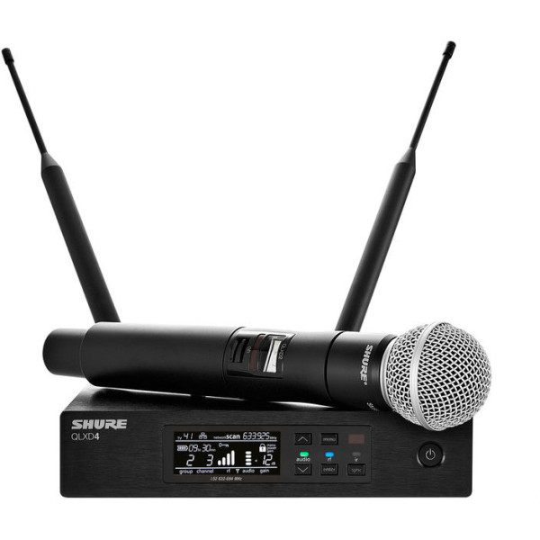 Радіосистема з ручним мікрофоном SHURE QLXD24/SM58