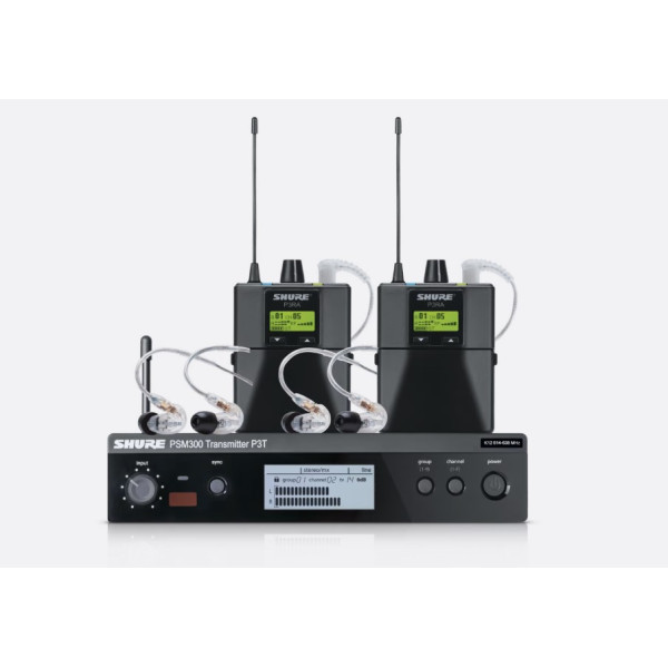Радіосистема персонального моніторингу SHURE PSM 300 TWINPACK PRO