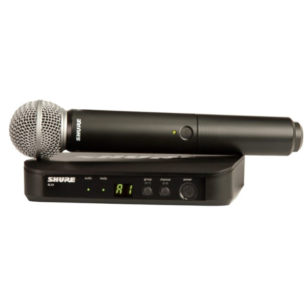 Радіосистема з ручним мікрофоном SHURE BLX24E/SM58