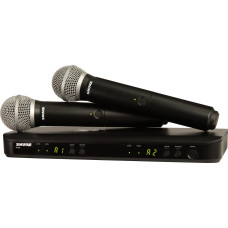 Радіосистема з двома ручними мікрофонами SHURE BLX288E/PG58