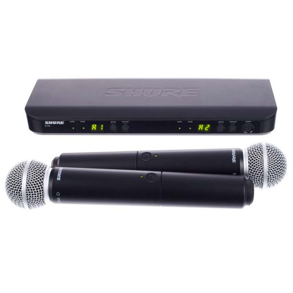 Радіосистема з двома ручними мікрофонами SHURE BLX288E/SM58